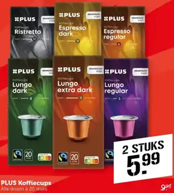 Coop PLUS Koffiecups aanbieding
