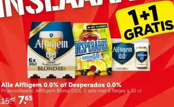 Coop Alle Affligem 0.0% of Desperados 0.0% aanbieding