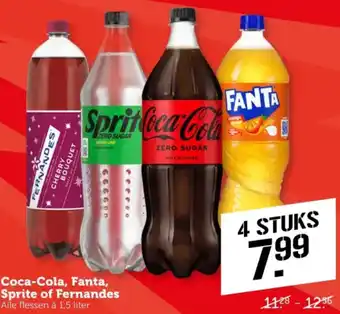 Coop Coca-Cola, Fanta, Sprite of Fernandes aanbieding