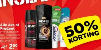 Coop Alle Axe of Prodent aanbieding