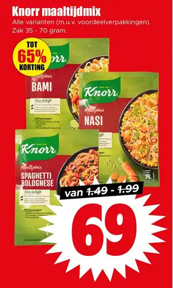 Dirk Knorr maaltijdmix aanbieding