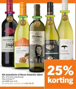 Albert Heijn Alle Australische of Nieuw-Zeelandse wijnen aanbieding