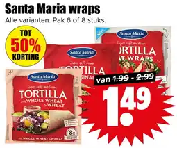 Dirk Santa Maria wraps aanbieding