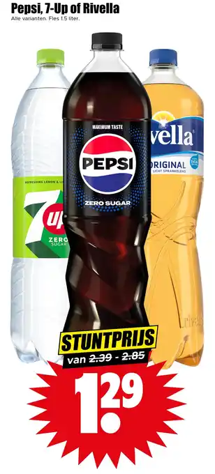 Dirk Pepsi, 7 Up of Rivella aanbieding