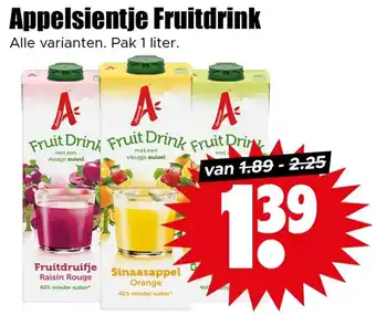 Dirk Appelsientje Fruitdrink aanbieding