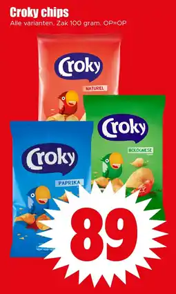 Dirk Croky chips aanbieding