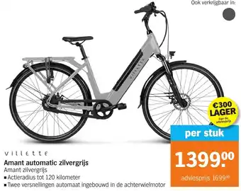 Albert Heijn Amant automatic zilvergrijs aanbieding