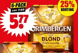 Dirk Grimbergen Speciaalbier Blond aanbieding