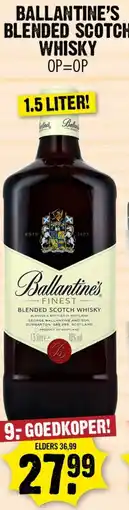Dirk Ballantine's blended scotch whisky aanbieding