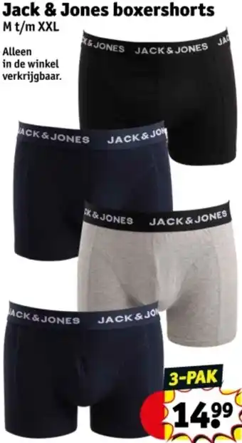 Kruidvat Jack & Jones boxershorts aanbieding