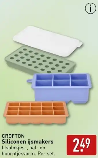 ALDI CROFTON Siliconen ijsmakers aanbieding