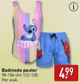 ALDI Badmode peuter aanbieding