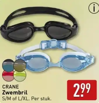 ALDI CRANE Zwembril aanbieding