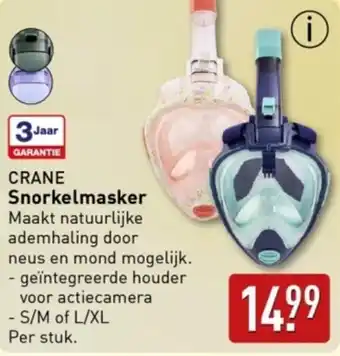 ALDI CRANE Snorkelmasker aanbieding