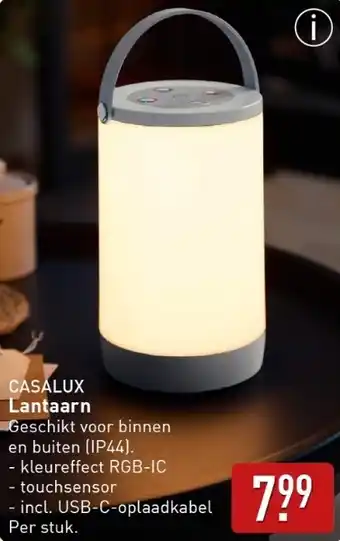 ALDI CASALUX Lantaarn aanbieding