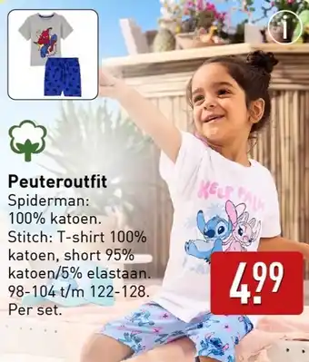 ALDI Peuteroutfit aanbieding