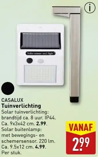 ALDI CASALUX Tuinverlichting aanbieding