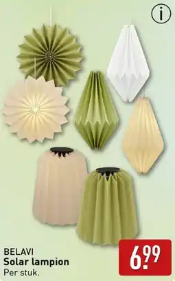 ALDI BELAVI Solar lampion aanbieding