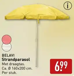 ALDI BELAVI Strandparasol aanbieding