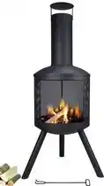 Bol.com Sens-Line - Asterix firepit - Zwart - Tuinhaard aanbieding
