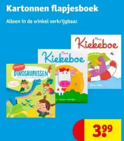 Kruidvat Kartonnen flapjesboek aanbieding