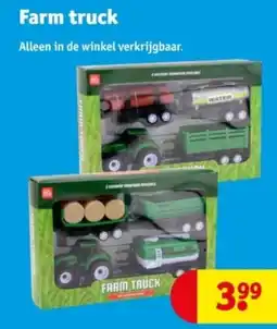 Kruidvat Farm truck aanbieding