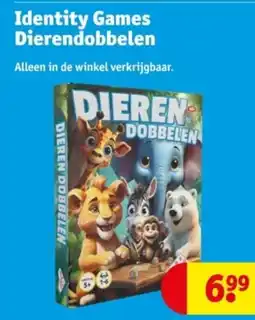 Kruidvat Identity Games Dierendobbelen aanbieding