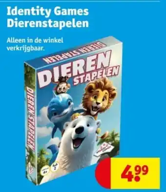 Kruidvat Identity Games Dierenstapelen aanbieding