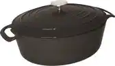 Bol.com Vogue Ovale Braadpan Zwart 6ltr aanbieding