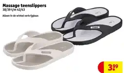 Kruidvat Massage teenslippers aanbieding