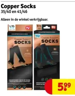 Kruidvat Copper Socks aanbieding