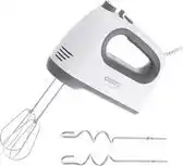Bol.com Camry CR4220w - Handmixer - grijs - 750 Watt aanbieding