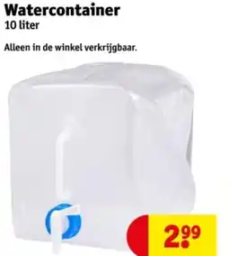 Kruidvat Watercontainer aanbieding