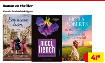 Kruidvat Roman en thriller aanbieding