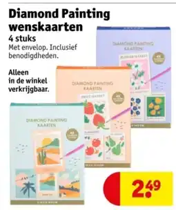 Kruidvat Diamond Painting wenskaarten aanbieding