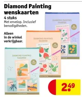 Kruidvat Diamond Painting wenskaarten aanbieding