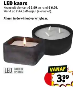 Kruidvat LED kaars aanbieding