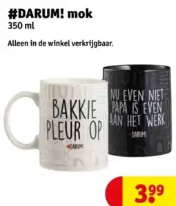 Kruidvat #DARUM! mok aanbieding