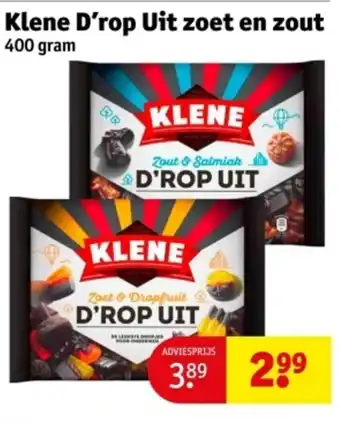 Kruidvat Klene D'rop Uit zoet en zout aanbieding