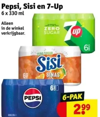 Kruidvat Pepsi, Sisi en 7-Up aanbieding