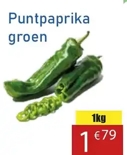 Tanger Markt Puntpaprika groen aanbieding