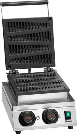 Bol.com MDI Lolly 400 wafelijzer - Bartscher 370273 aanbieding