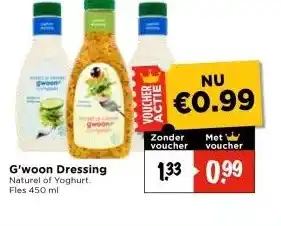 Vomar Voordeelmarkt G'woon Dressing aanbieding