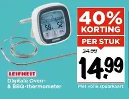 Vomar Voordeelmarkt LEIFHEIT Digitale Oven- & BBQ-thermometer aanbieding