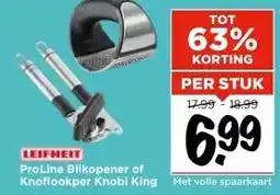 Vomar Voordeelmarkt LEIFHEIT ProLine Blikopener of Knoflookper Knobi King aanbieding