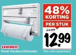 Vomar Voordeelmarkt LEIFHEIT Parat Keukenrolhouder aanbieding
