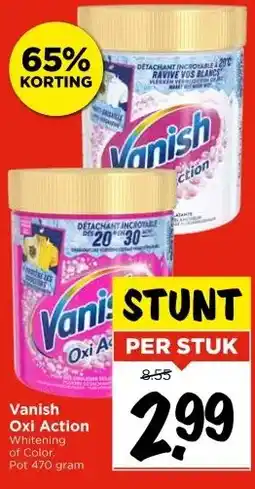Vomar Voordeelmarkt Vanish Oxi Action aanbieding
