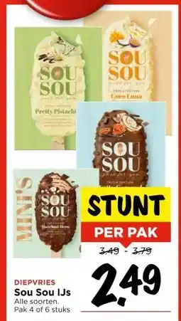 Vomar Voordeelmarkt DIEPVRIES Sou Sou IJs aanbieding