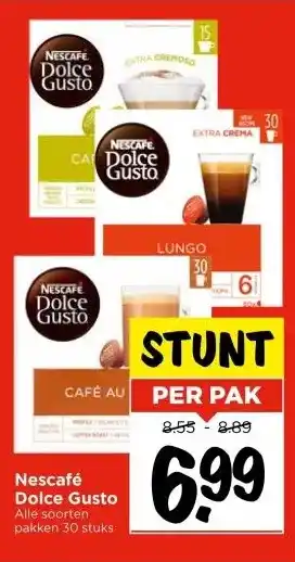 Vomar Voordeelmarkt Nescafé Dolce Gusto aanbieding