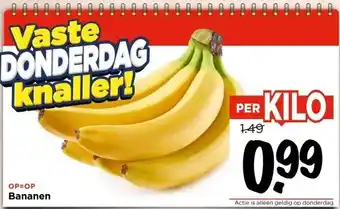 Vomar Voordeelmarkt Bananen aanbieding